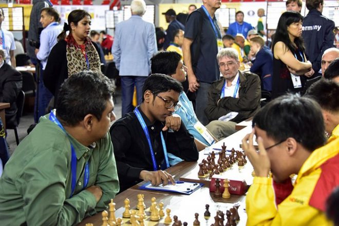 Đội tuyển cờ vua Việt Nam bất bại tại giải Olympiad