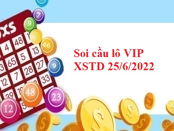 Soi cầu lô VIP XSTD 25/6/2022 hôm nay