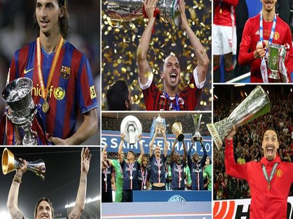 Số danh hiệu mà cầu thủ Ibrahimovic đã giành được