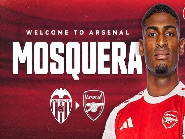 Chuyển nhượng Arsenal: Chốt Mosquera thay vì Guehi và Huijsen